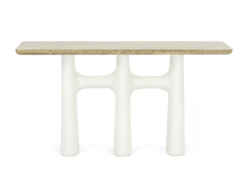 PETRA - Rectangular marble console table by JOSÉ LEITE DE CASTRO - view 2